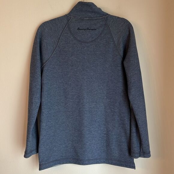 Tommy Bahama Women NFL Dallas Cowboys Reversible Onside Flip 1/2-Zip Jacket EUC - Picture 5 of 12